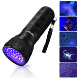 21 LED UV Flashlight for Cat/Dog Urine, Pet Stains and Bed Bug Matching with Pet Odor Eliminator
