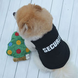100% Cotton Small Pet Cat-Dog SECURITY Vest Costume