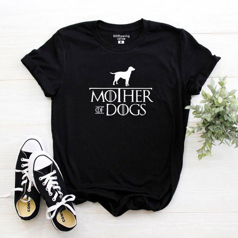 "Mother Of Dogs" Dog Owners Funny Pet T Shirt