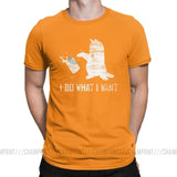 "I Do What I Want Cat" Men's Pure Cotton Creative T-Shirts