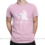 "I Do What I Want Cat" Men's Pure Cotton Creative T-Shirts