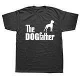 T Shirts Funny Short Crew Neck The Dogfather Great Dane Pet Dog Zomer Mens T Shirts