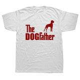T Shirts Funny Short Crew Neck The Dogfather Great Dane Pet Dog Zomer Mens T Shirts