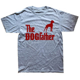 T Shirts Funny Short Crew Neck The Dogfather Great Dane Pet Dog Zomer Mens T Shirts