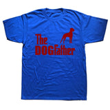 T Shirts Funny Short Crew Neck The Dogfather Great Dane Pet Dog Zomer Mens T Shirts