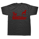 T Shirts Funny Short Crew Neck The Dogfather Great Dane Pet Dog Zomer Mens T Shirts
