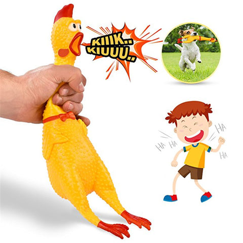 Screaming Chicken Pets Dog Sound Toy