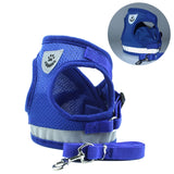 Reflective Small Cat-Dog Harness And Leash Set