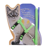 Adjustable Nylon Cat-Dog Harness And Leash Set