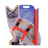 Adjustable Nylon Cat-Dog Harness And Leash Set