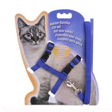 Adjustable Nylon Cat-Dog Harness And Leash Set