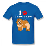 "I Love My Chow Chow" Printed Statement T-shirt