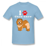 "I Love My Chow Chow" Printed Statement T-shirt