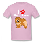 "I Love My Chow Chow" Printed Statement T-shirt