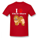 "I Love My Chow Chow" Printed Statement T-shirt