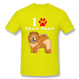 "I Love My Chow Chow" Printed Statement T-shirt