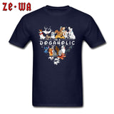 3D Dog Party Printed Tee Shirt