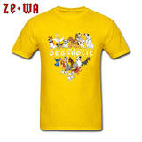 3D Dog Party Printed Tee Shirt