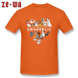 3D Dog Party Printed Tee Shirt