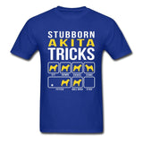Japanese Stubborn Akita Tricks Spitz Dog T-shirt Print